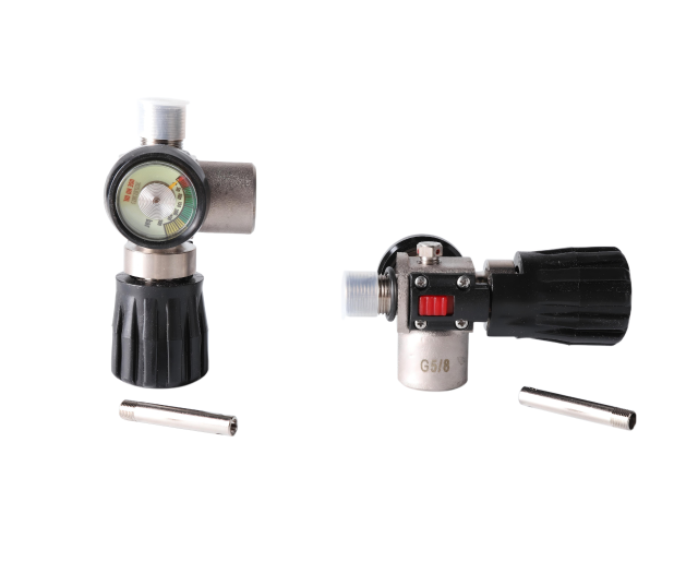 The Bottle Head Valve Assembly on the Marine Fire and Rescue Gas Cylinder