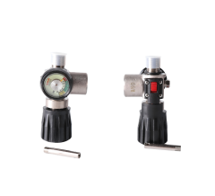 The Bottle Head Valve Assembly on the Marine Fire and Rescue Gas Cylinder