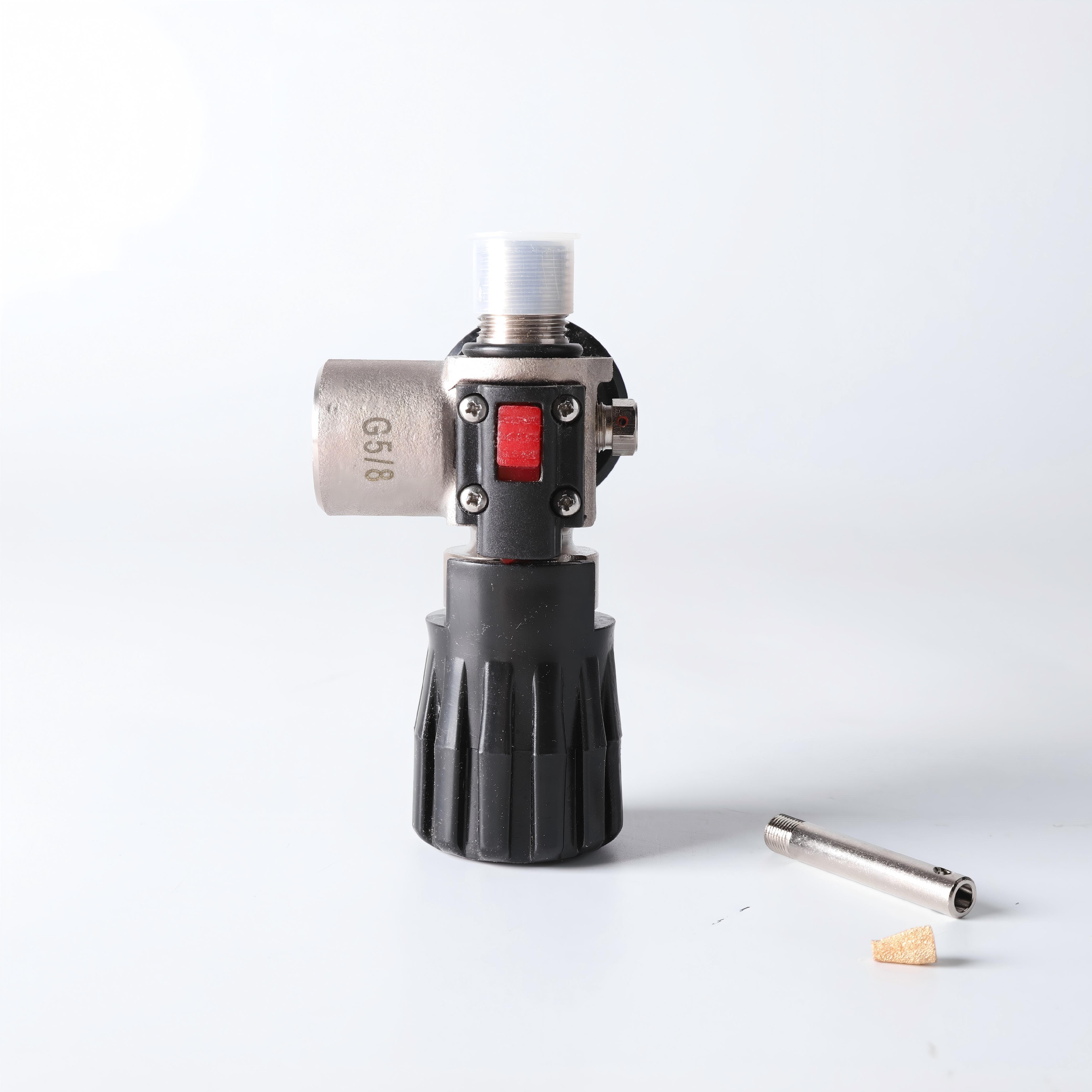 The Bottle Head Valve Assembly on the Marine Fire and Rescue Gas Cylinder