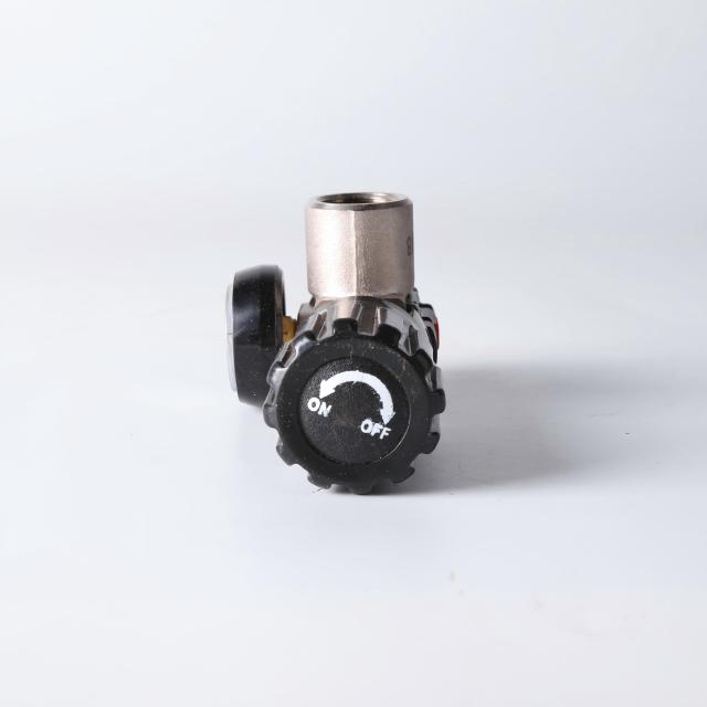 The Bottle Head Valve Assembly on the Marine Fire and Rescue Gas Cylinder