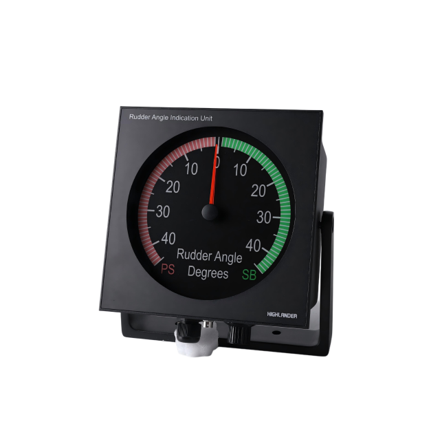 Rudder Angle Indicator Unit in Wheelhouse Control Console