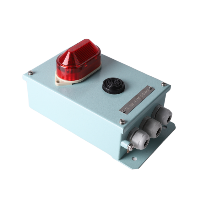 MRC SL-100-A Marine Audible Visual Alarm | IP66 Waterproof LED Strobe Light & Siren for Ship Cabin, Engine Room & Deck Safety Compliance