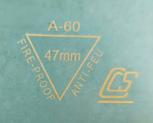 A60 Class Marine Fireproof Glass  60min Integrity & Insulation  CCS DNV Approved for Ship