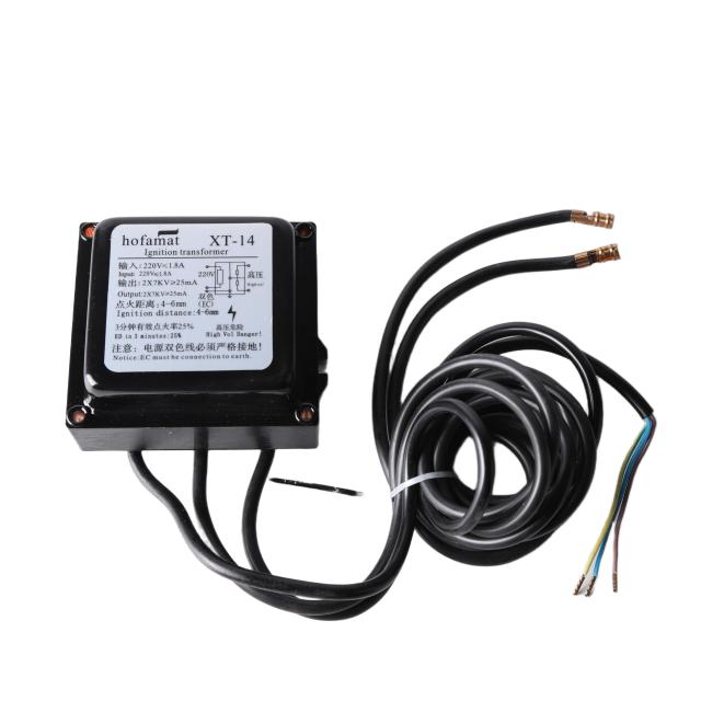 Hofamat XT-14 High Voltage Ignition Transformer 220V 7KV×2 For Industrial Gas Diesel Burner