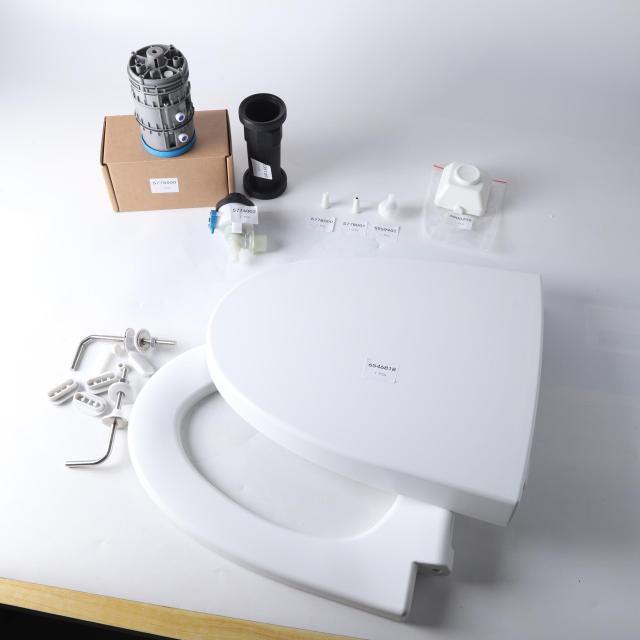 Evac Marine Vacuum Toilet Complete Spare Parts | Toilet Seat, Inlet Valve, Discharge Valve Assembly for Vessel Toilet Repair