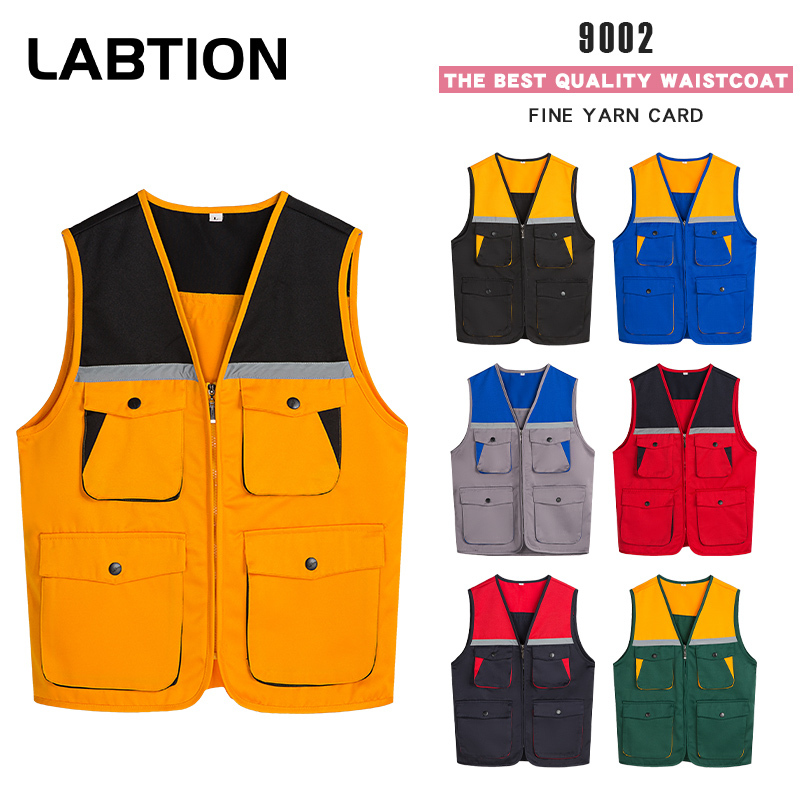 G9002B # Reflective 3D Multi Pocket Multi Color Vest