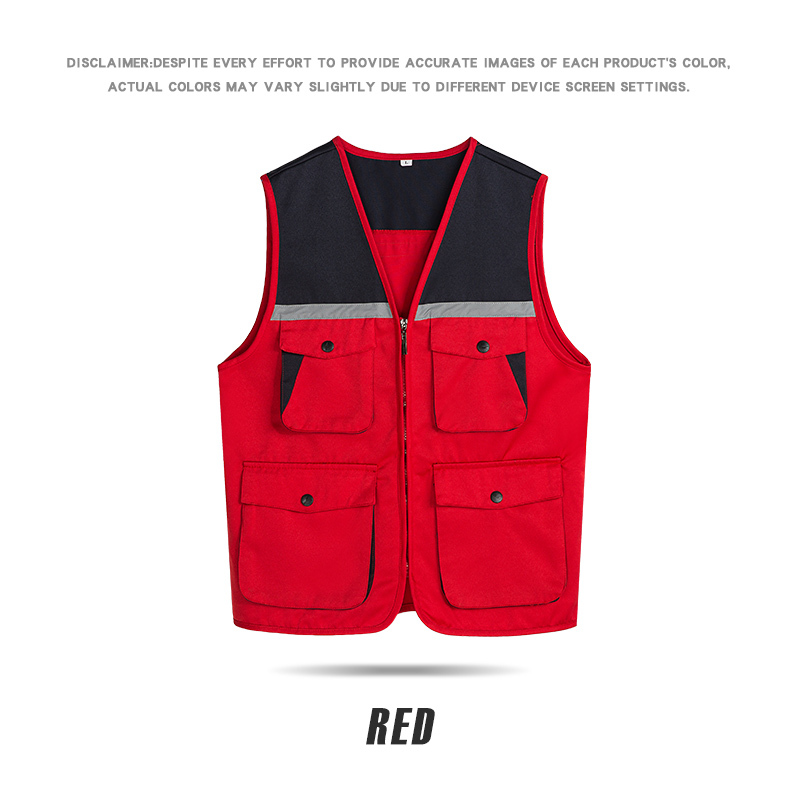 G9002B # Reflective 3D Multi Pocket Multi Color Vest