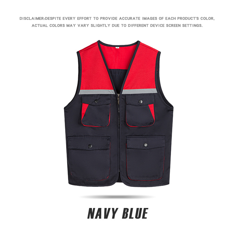 G9002B # Reflective 3D Multi Pocket Multi Color Vest