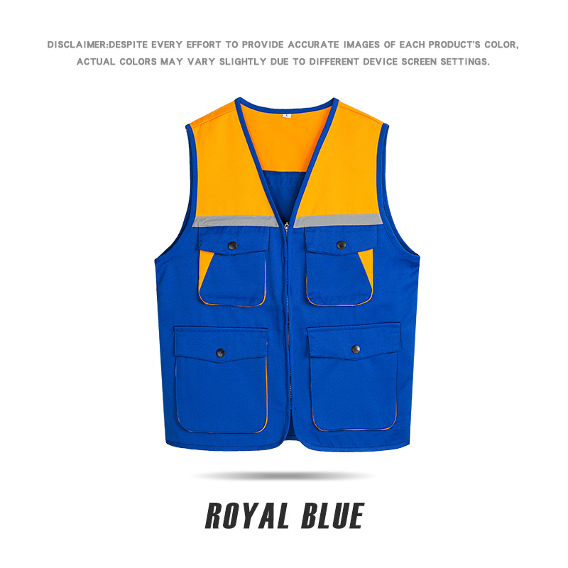 G9002B # Reflective 3D Multi Pocket Multi Color Vest