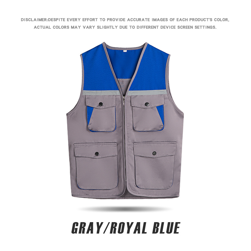 G9002B # Reflective 3D Multi Pocket Multi Color Vest