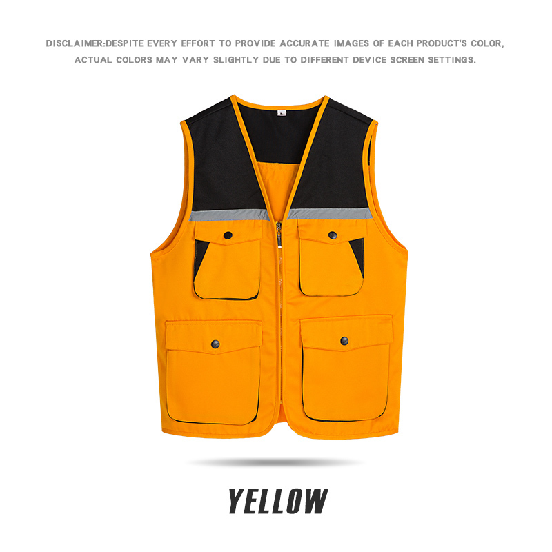 G9002B # Reflective 3D Multi Pocket Multi Color Vest