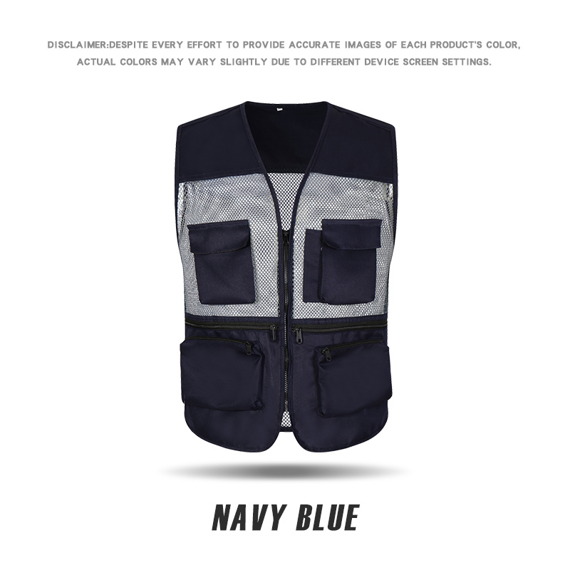 VM027 # Mesh Multi Pocket Multi Pocket Vest New