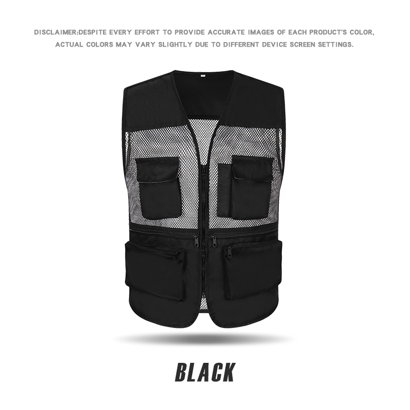VM027 # Mesh Multi Pocket Multi Pocket Vest New