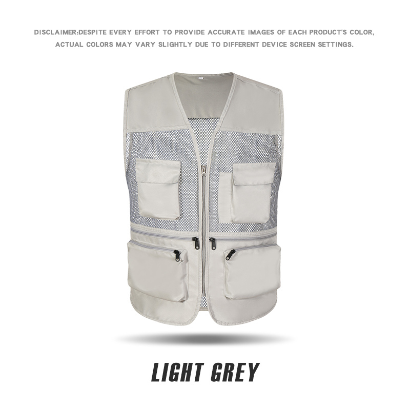 VM027 # Mesh Multi Pocket Multi Pocket Vest New