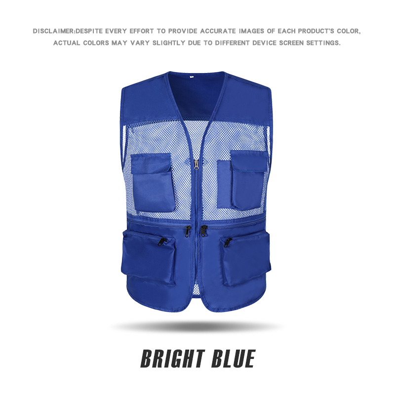 VM027 # Mesh Multi Pocket Multi Pocket Vest New