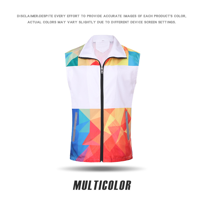 VM1051 # New full body printed gradient reflective vest