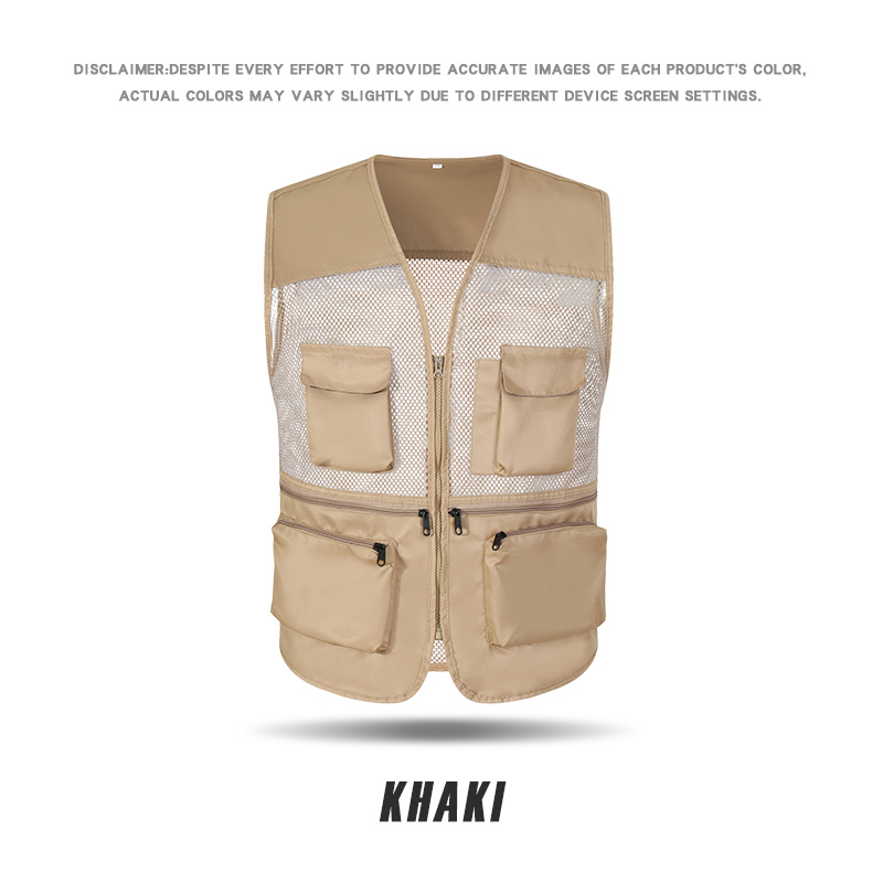 VM027 # Mesh Multi Pocket Multi Pocket Vest New