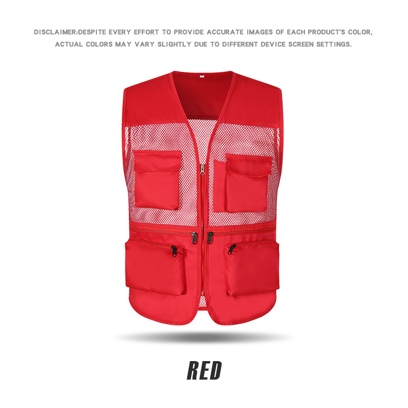 VM027 # Mesh Multi Pocket Multi Pocket Vest New