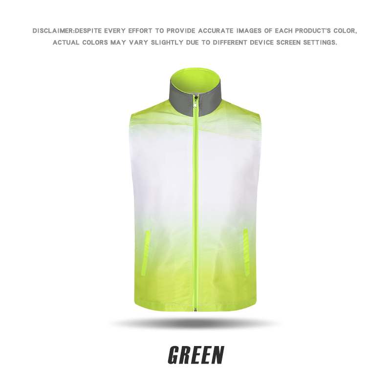 VM1051 # New full body printed gradient reflective vest