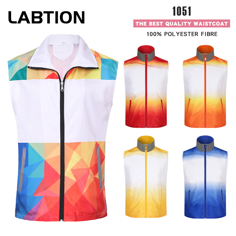 VM1051 # New full body printed gradient reflective vest