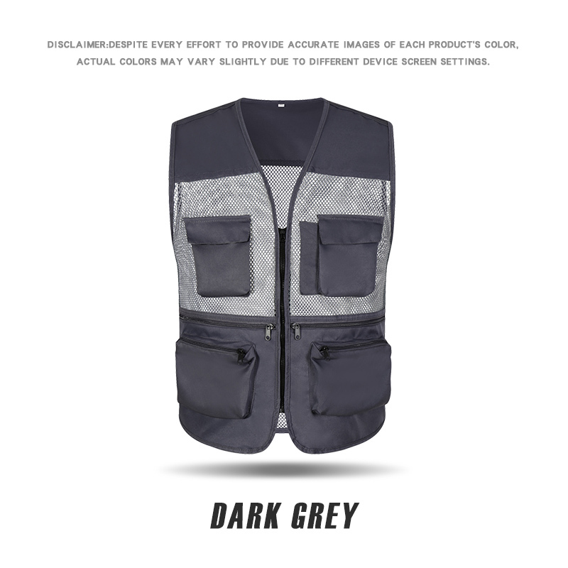 VM027 # Mesh Multi Pocket Multi Pocket Vest New