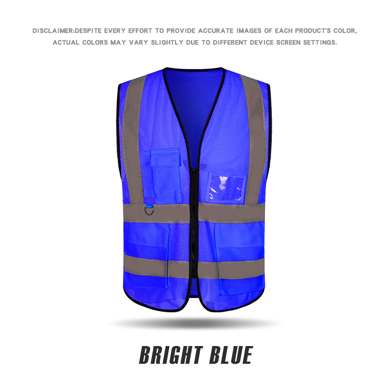 RF018B # Peach shaped mesh dovetail reflective vest with loop