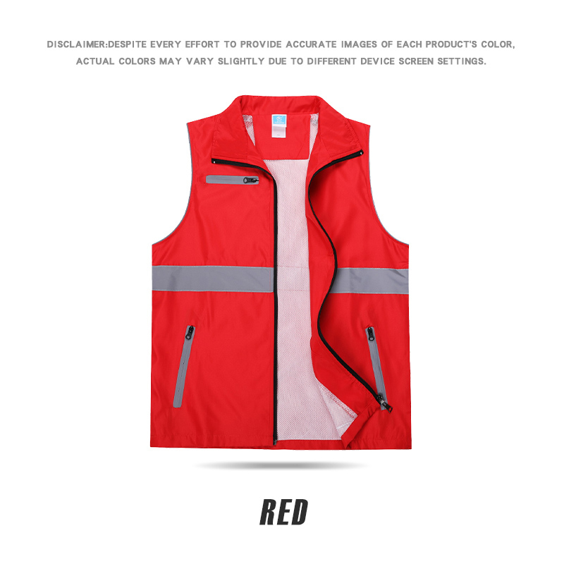 TS101 # Composite trendy reflective vest composite belt mesh material