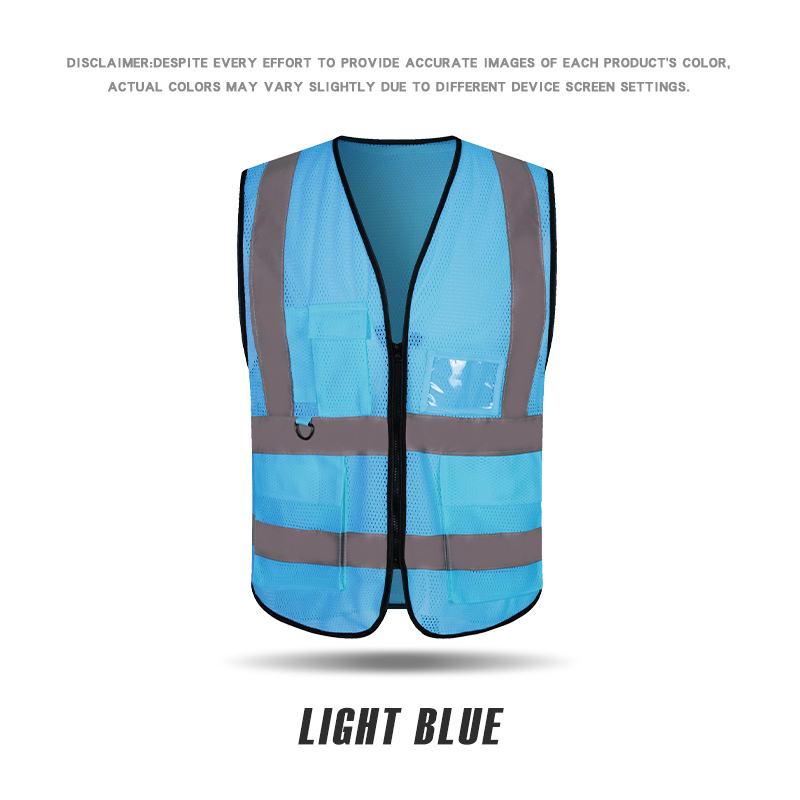 RF018B # Peach shaped mesh dovetail reflective vest with loop