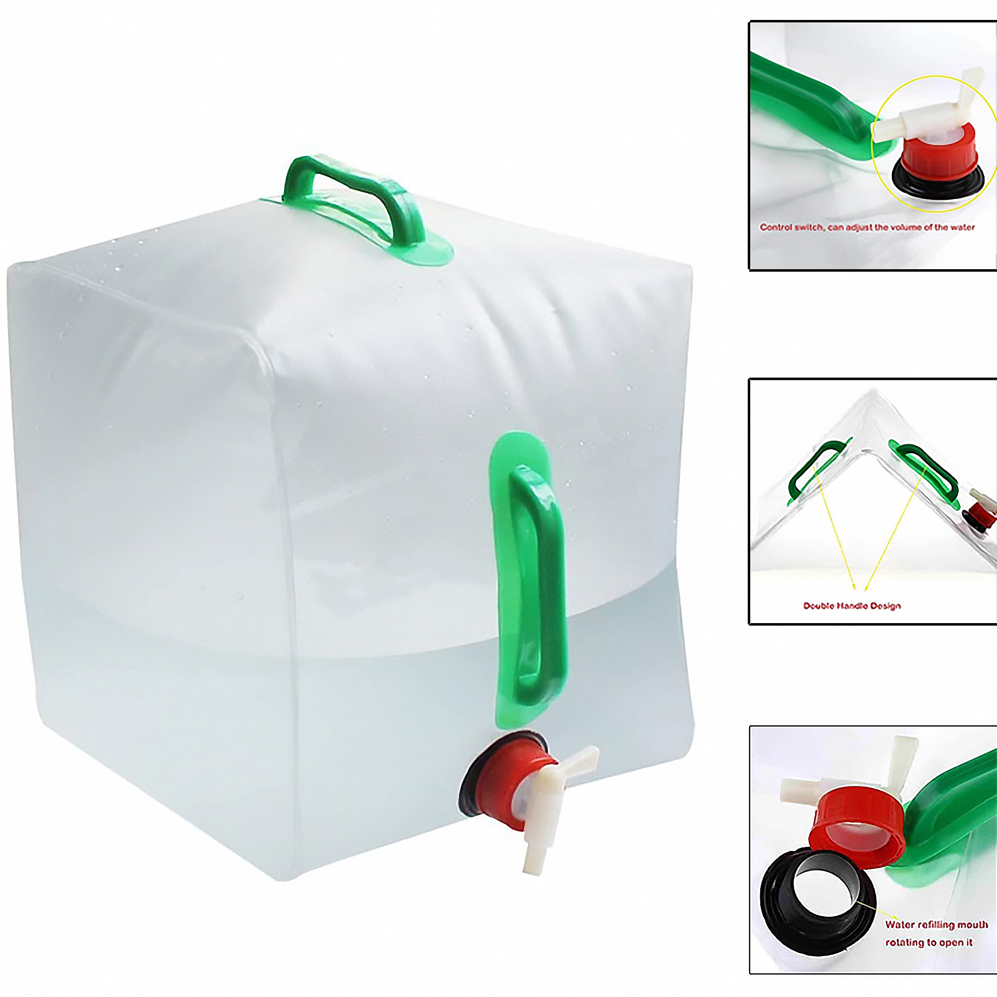 20L Collapsable PVC Water Container with Spout