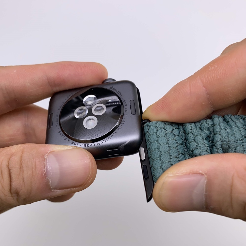 Hexagon Athletic Watch Bands Scrunchy Jade Watch Straps for iWatch Series 5 4 3 2 1