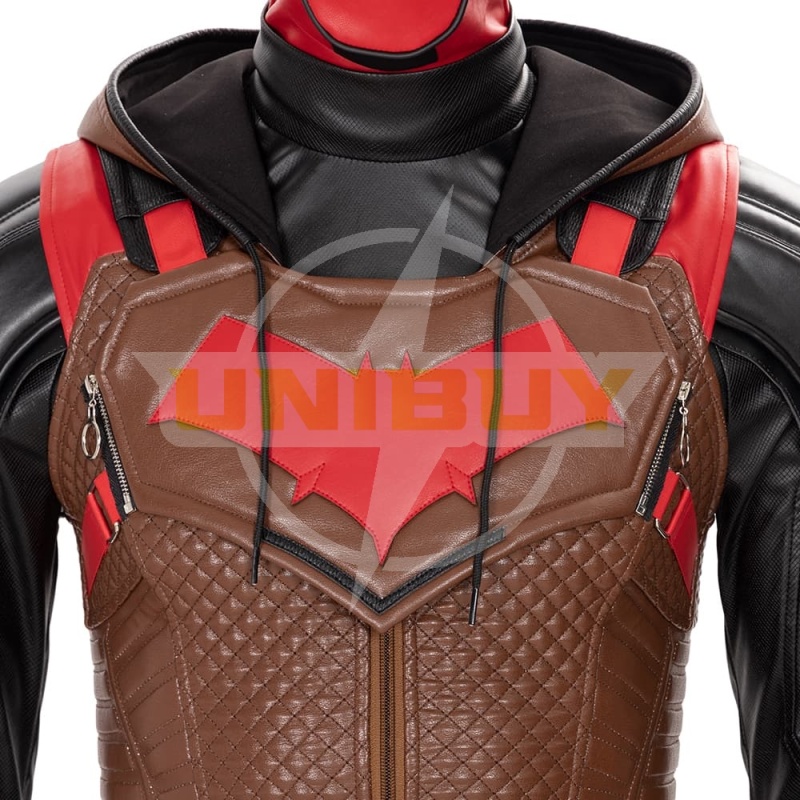 Batman: Gotham Knight Red Hood Costume Cosplay Suit Jason Todd