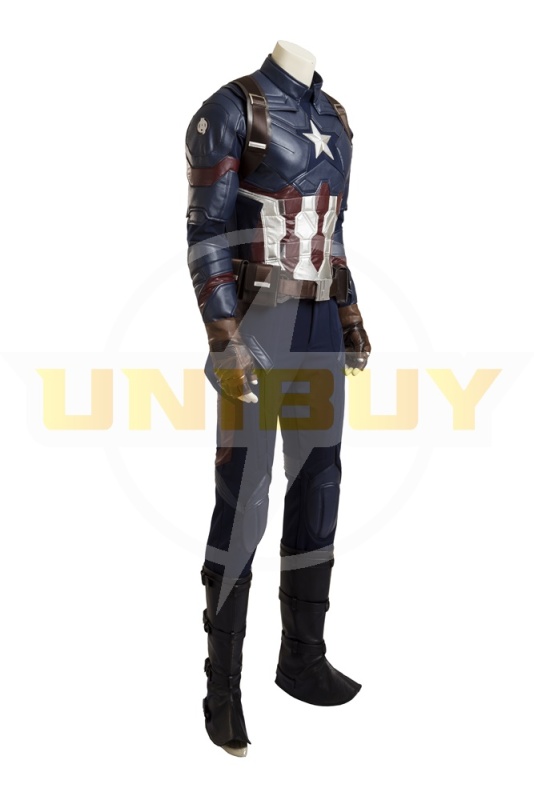 Captain America Civil War Costume Cosplay Suit Steven Rogers