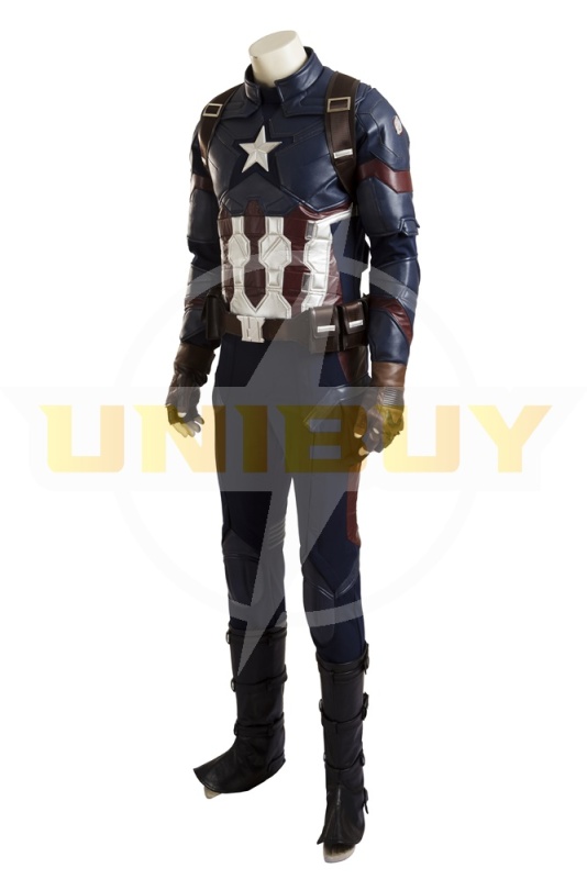 Captain America Civil War Costume Cosplay Suit Steven Rogers