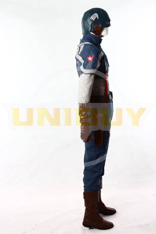 Captain America Steve Rogers Costume Cosplay Suit