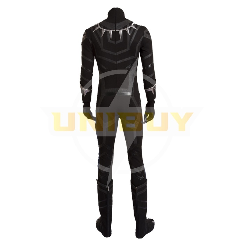 Captain America Civil War Black Panther Cosplay Costume Suit T'Challa