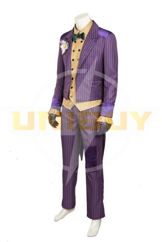 Batman Arkham Asylum Joker Cosplay Costume Suit