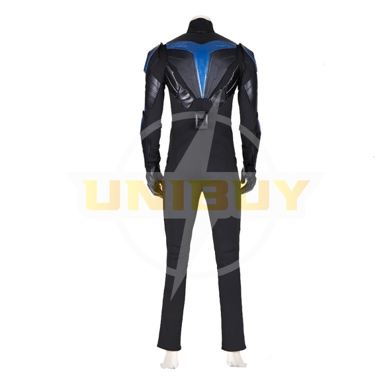 Nightwing Costume Cosplay Suit Dick Grayson Titans Men Outfit Ver 2