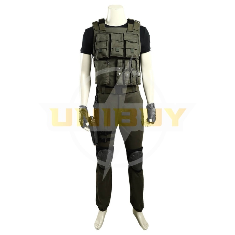 Resident Evil 3 Remake Carlos Oliveira Costume Cosplay Suit Men's Outfit