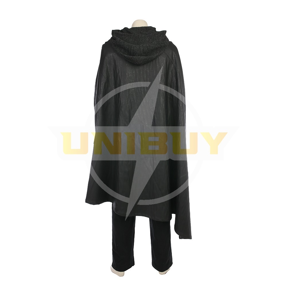Star Wars 8 Luke Skywalker Costume Cosplay Black Suit