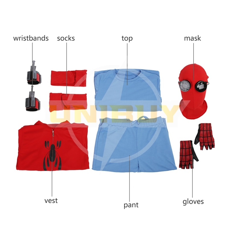 Spiderman Homecoming Hoodie Costume Cosplay Suit Peter Parker