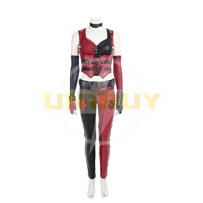 Batman Arkham City Harley Quinn Costume Cosplay Suit