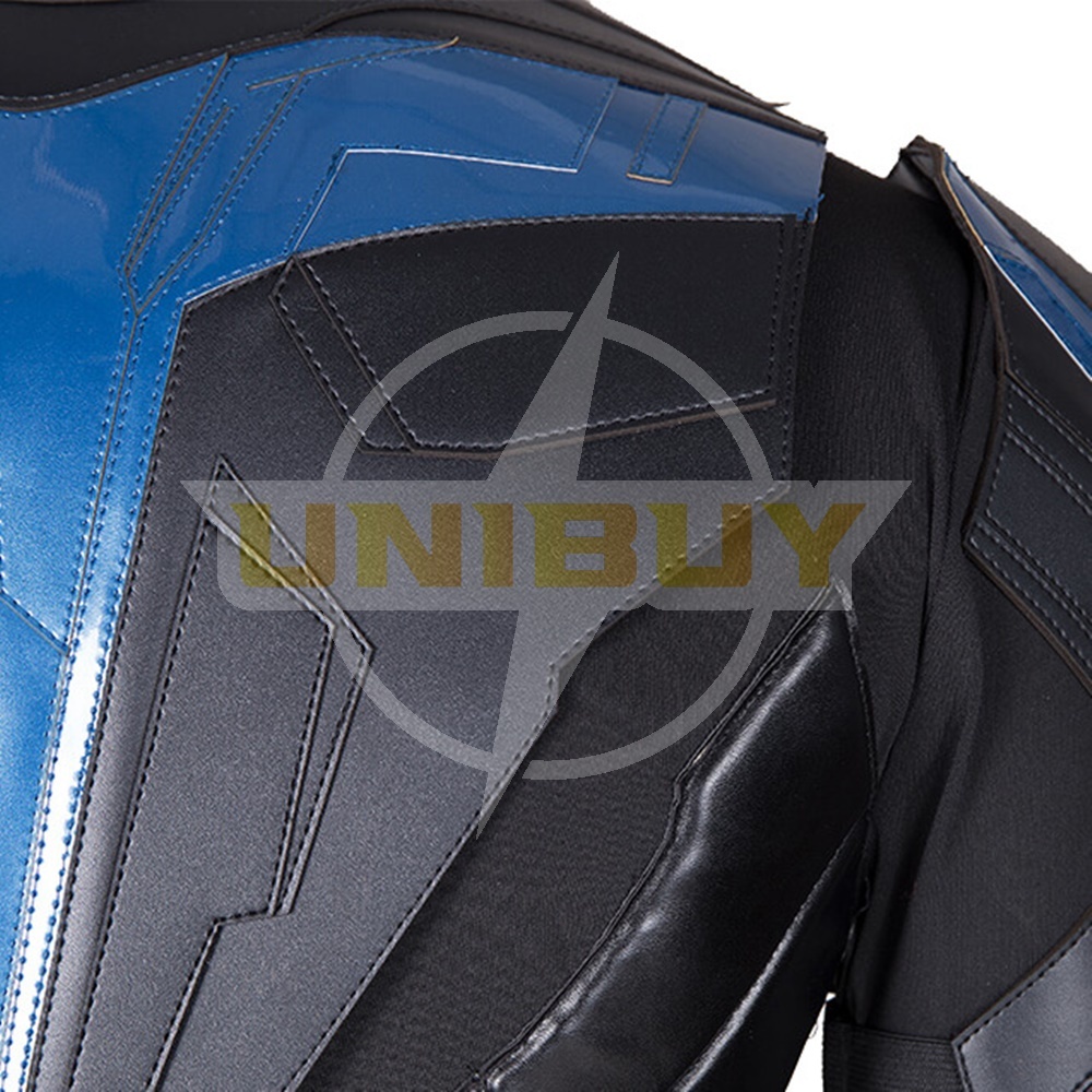 Nightwing Costume Cosplay Suit Dick Grayson Titans Men Outfit Ver 2