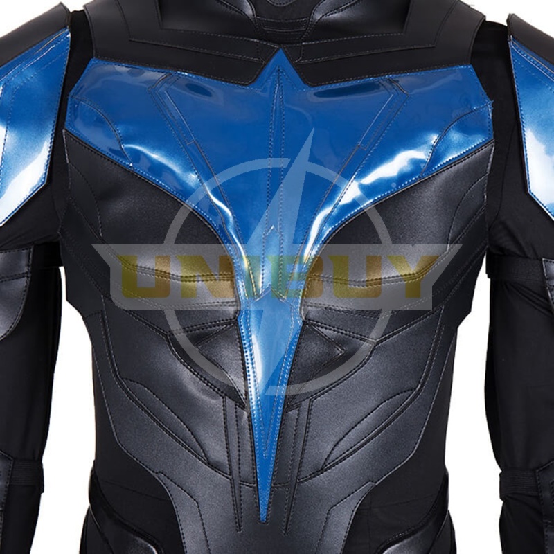 Nightwing Costume Cosplay Suit Dick Grayson Titans Men Outfit Ver 2