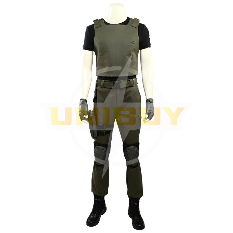 Resident Evil 3 Remake Carlos Oliveira Costume Cosplay Suit Men's Outfit