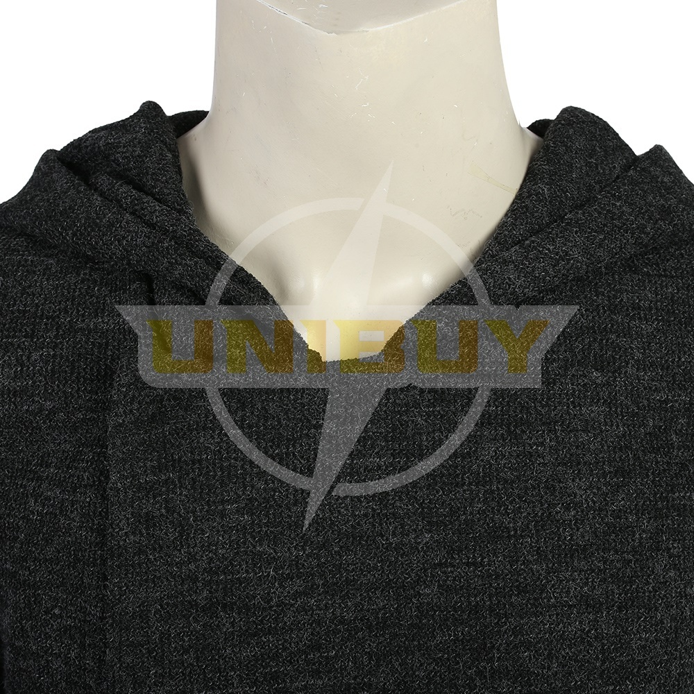 Star Wars 8 Luke Skywalker Costume Cosplay Black Suit