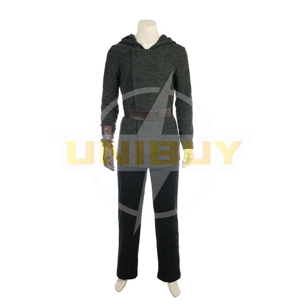 Star Wars 8 Luke Skywalker Costume Cosplay Black Suit