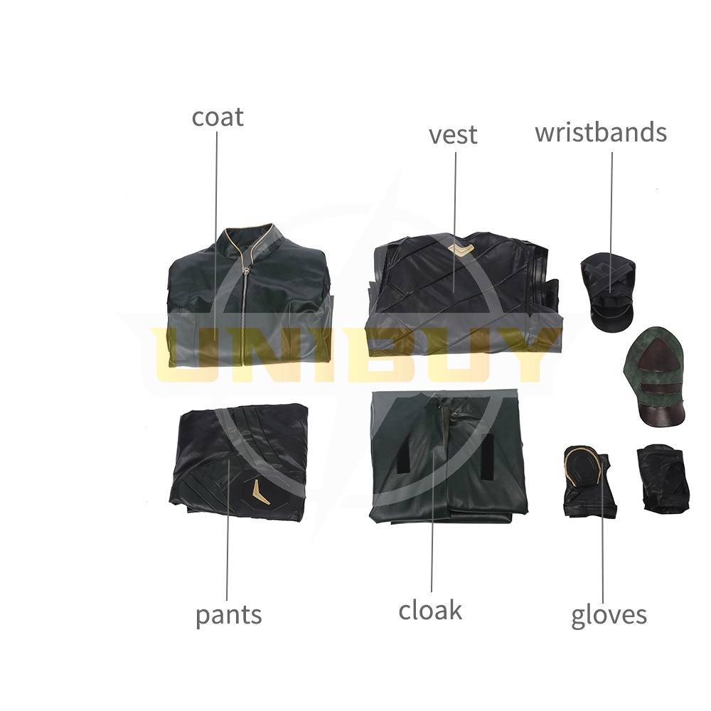 Thor Ragnarok Loki Cosplay Costume Suit