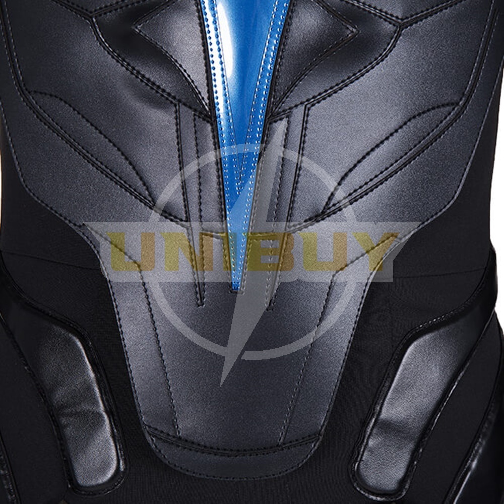 Nightwing Costume Cosplay Suit Dick Grayson Titans Men Outfit Ver 2