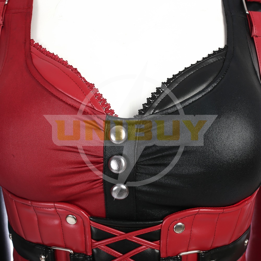 Batman Arkham City Harley Quinn Costume Cosplay Suit