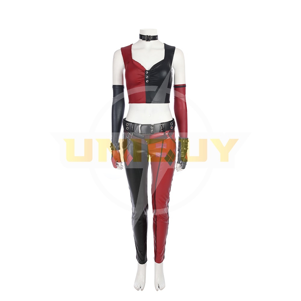 Batman Arkham City Harley Quinn Costume Cosplay Suit